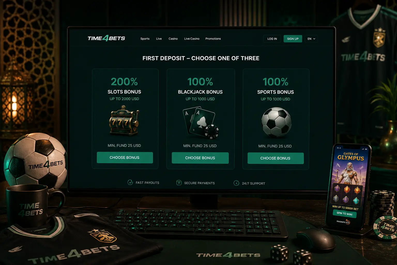 first deposite