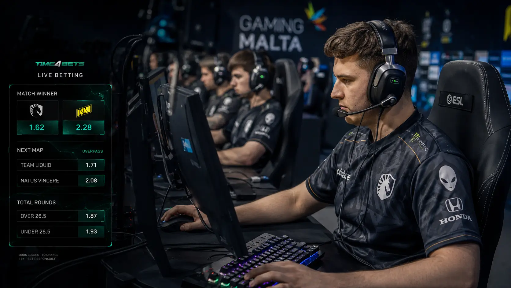 Esports markets including CS2