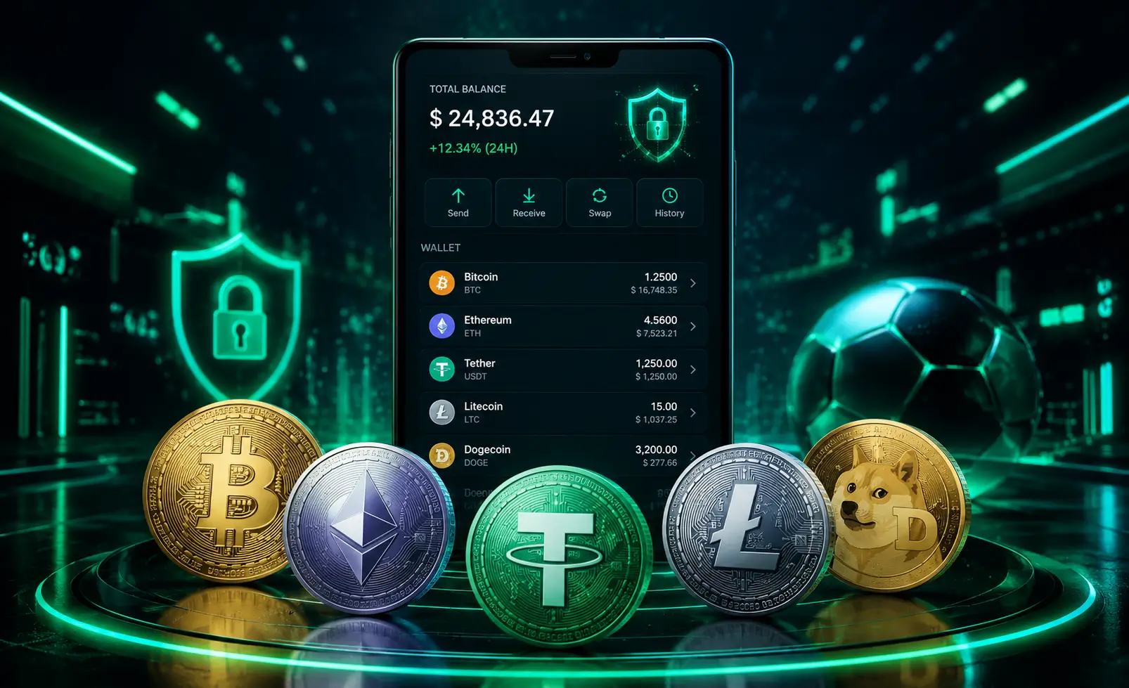 Cryptocurrency payment networks supported by Time4Bets